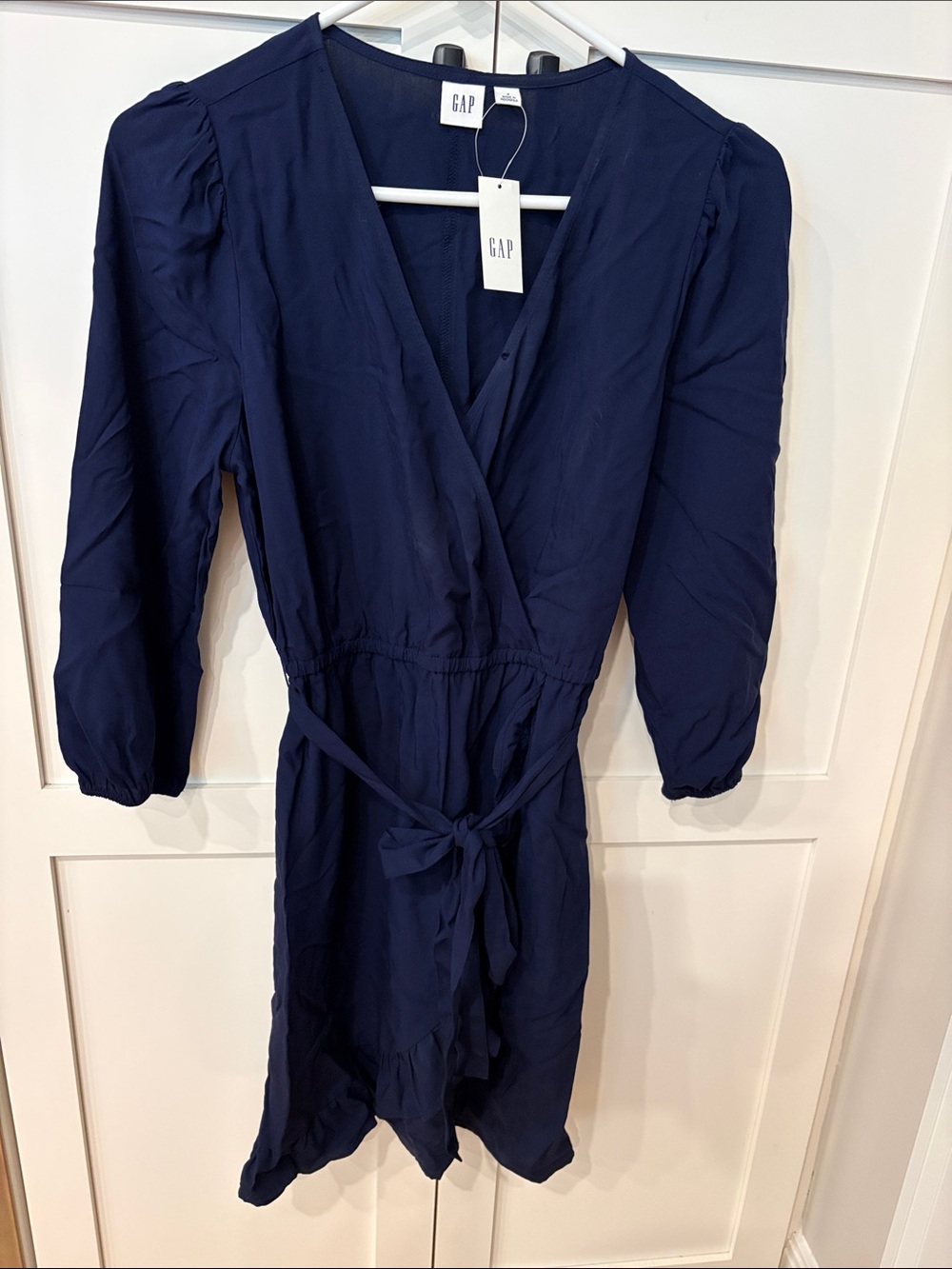 GAP Dark Navy Dress with Tie Waist